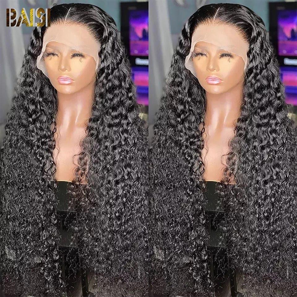 BAISI Compre 2 perucas no mínimo ao preço de fábrica do fornecedor em França, IVA 0€; chegada em 48H, peruca Curly Lace Frontal 13x6 em 100% Raw Hair