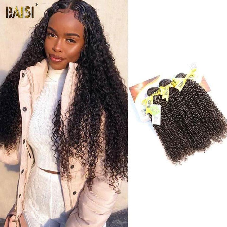 BAISI 12A Tissage Cheveux Vierges Kinky Curly