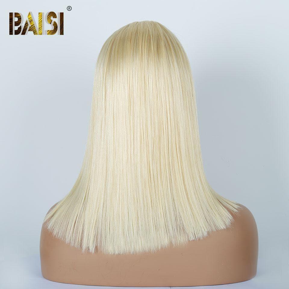 BAISI #613 Couleur 4X4 Lace Closure Perruques Blonde 180% Densité Body Wave&Lisse