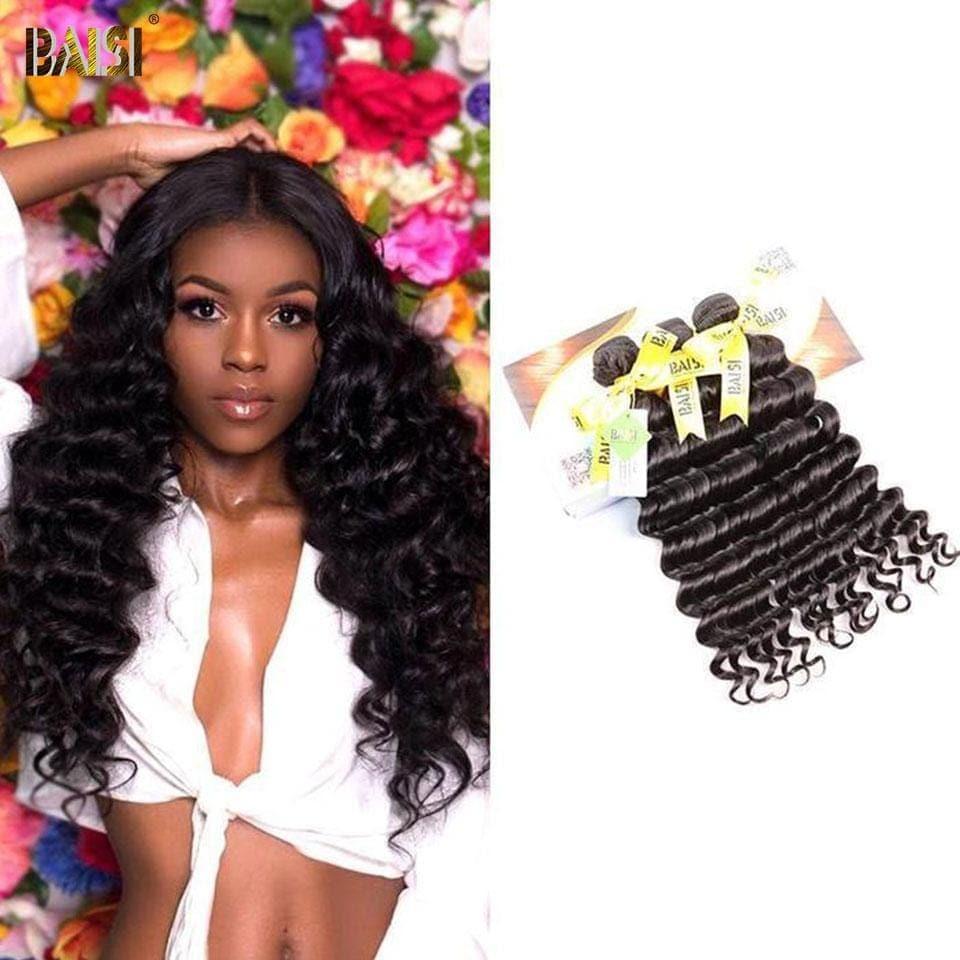 BAISI 12A Tissage Cheveux Vierges Natural Wave