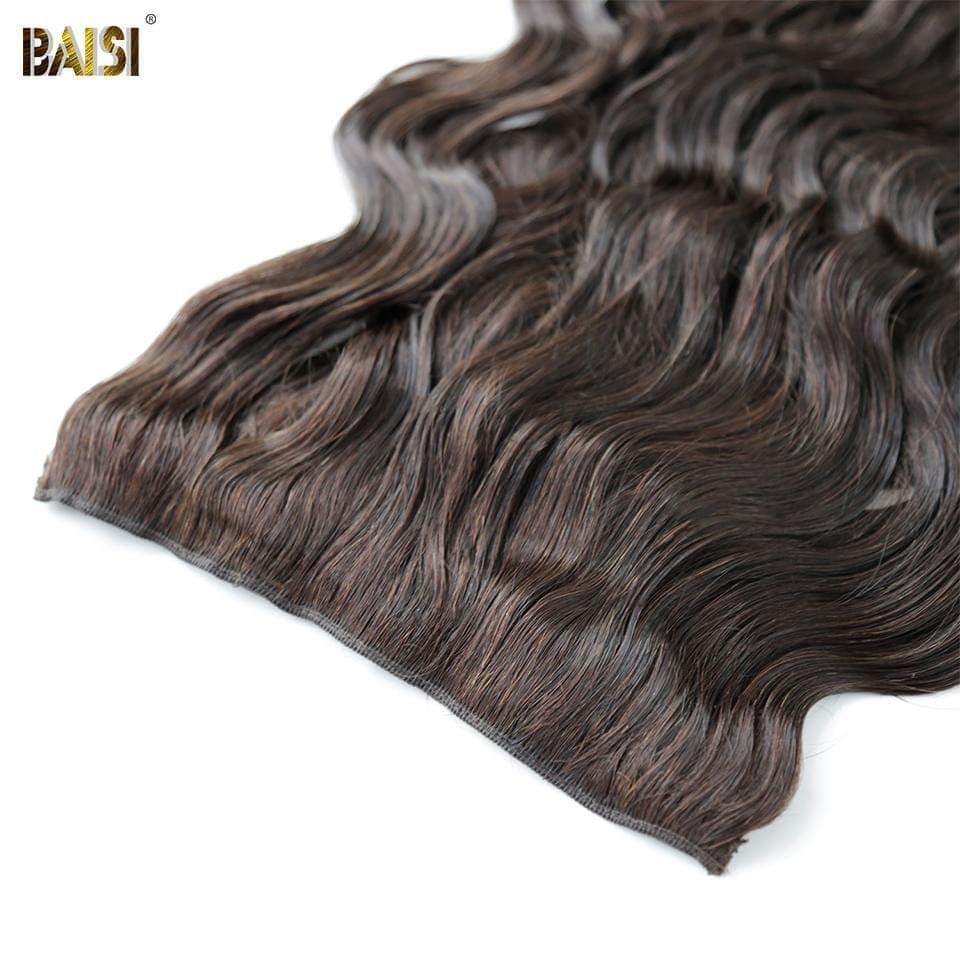 BAISI Extensions À Clips #2 Body Wave En 100% Cheveux Humains 8 Pièces et 120G Par Lot