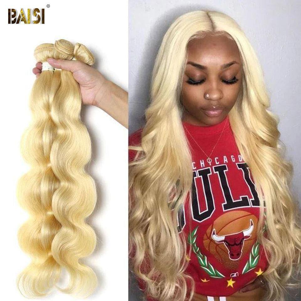 BAISI 12A TISSAGE SEXY LONGUE 100% CHEVEUX HUMAINS 613# BLONDE Body Wave