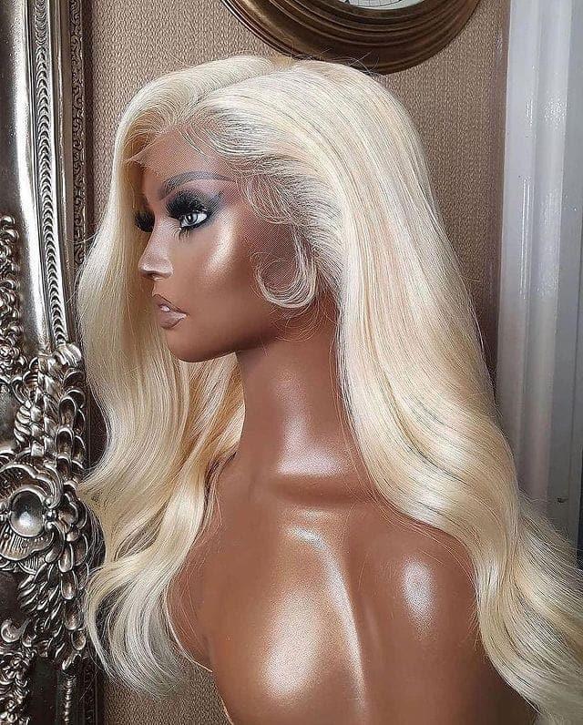 BAISI Acquista almeno 2 parrucche al prezzo di fabbrica fornitore 13X4 Frontal Parrucca Body Wave Bionda 613# In 100% Capelli Umani Veri (Nessun Codice Necessario)