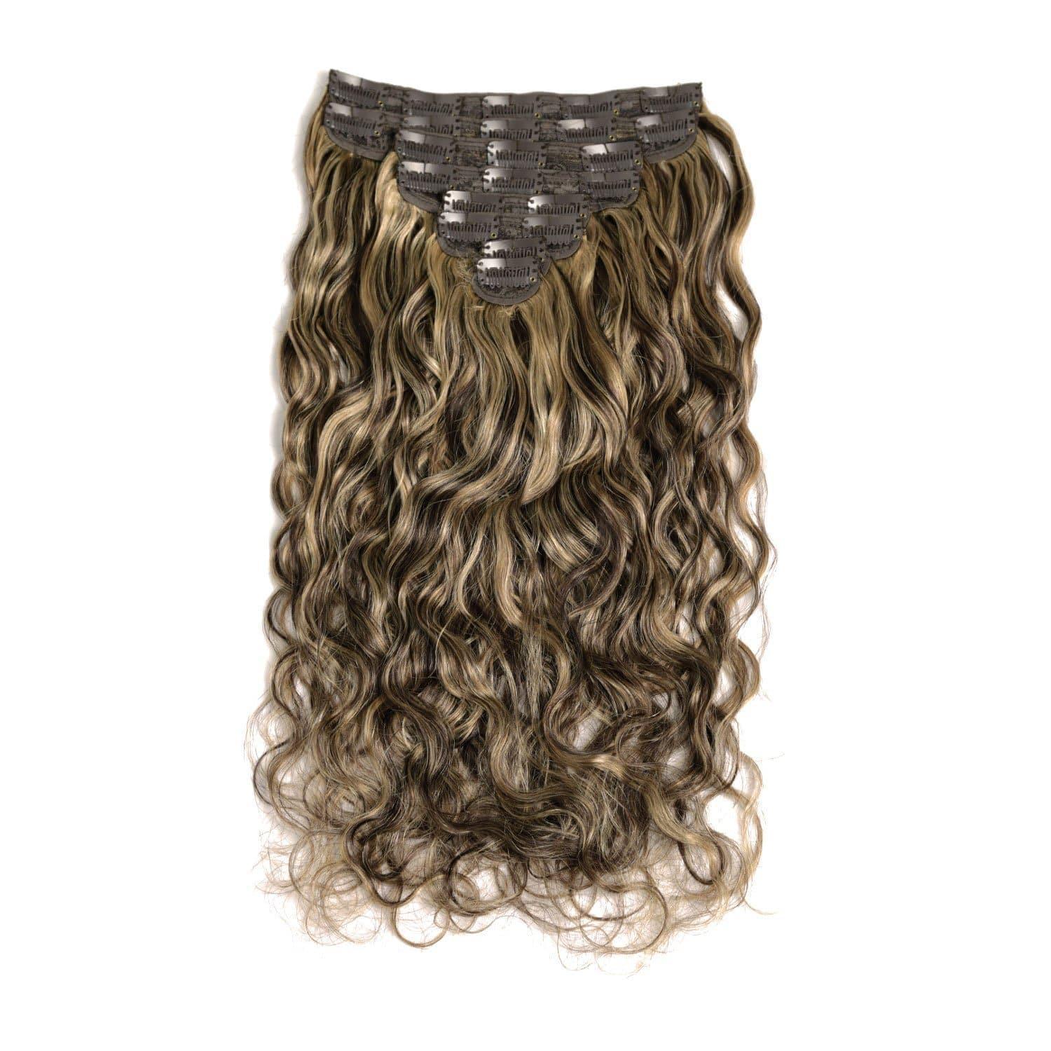 BAISI Extensions À Clips F#4-#27 Body Wave En 100% Cheveux Humains 8 Pièces et 120G Par Lot