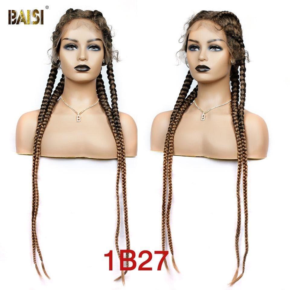 BAISI NATTES DE 30 POUCES EN 100% Cheveux synthétiques
