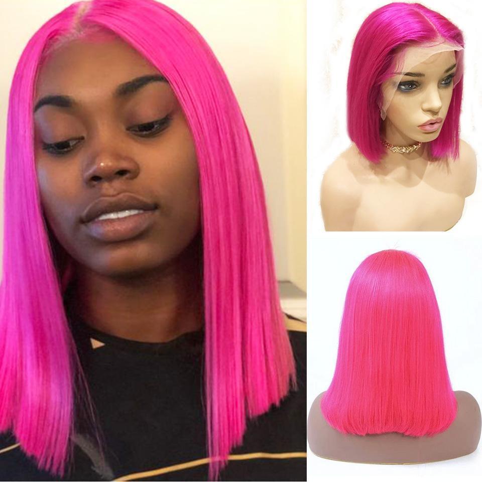 BAISI Perruque Carrée Coloréé Personnalisée En 100% Cheveux Naturels