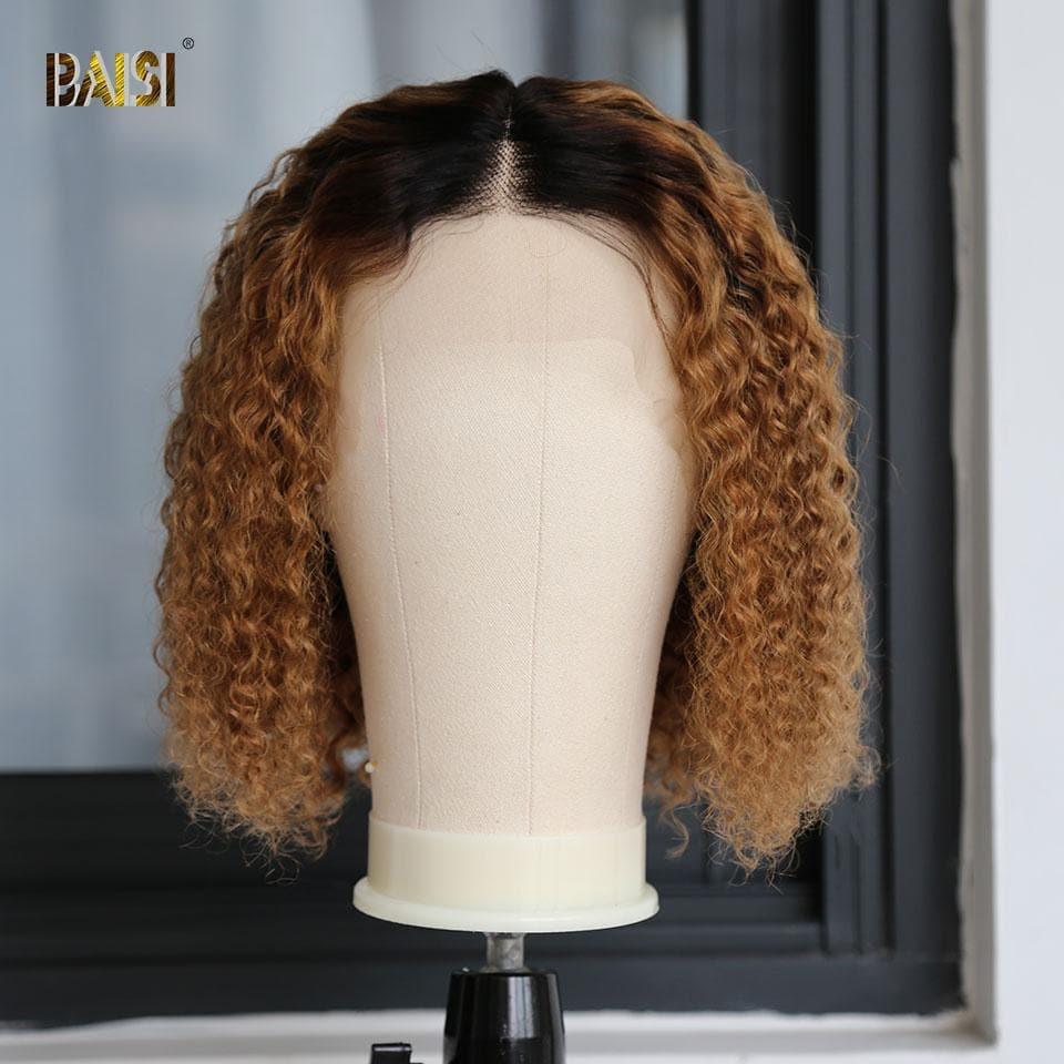 BAISI 13x4 lace frontal Lisse pixie Miel PROMO 68€ ou curly wave Marron 100% Cheveux Vierges