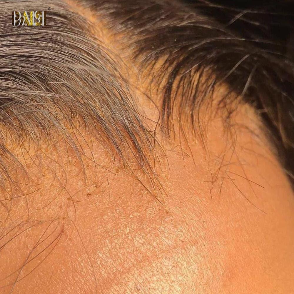 BAISI 13*4 HD Frontal Closure Perruque En Cheveux Humains