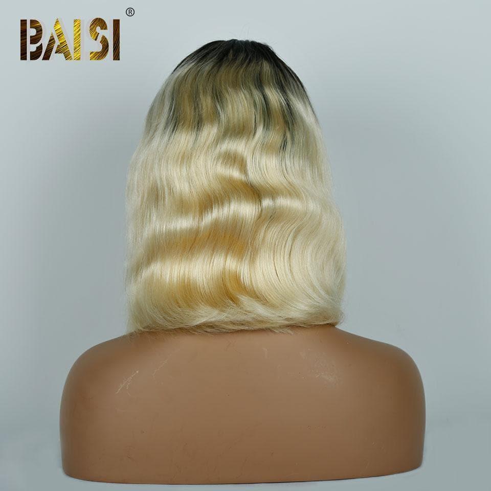 BAISI 4X4 Lace Closure Perruques #1B613 180% Densité Body Wave&Lisse