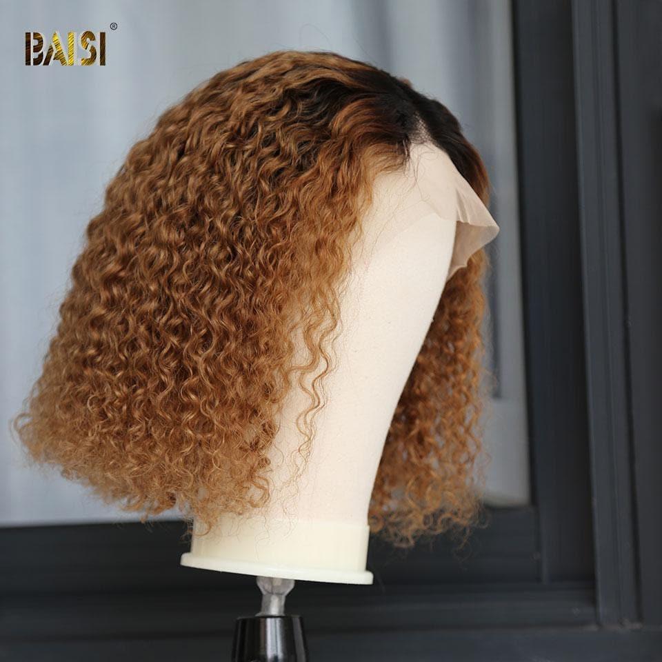 BAISI 13x4 lace frontal Lisse pixie Miel PROMO 68€ ou curly wave Marron 100% Cheveux Vierges