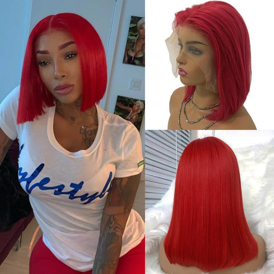 BAISI Perruque Carrée Coloréé Personnalisée En 100% Cheveux Naturels