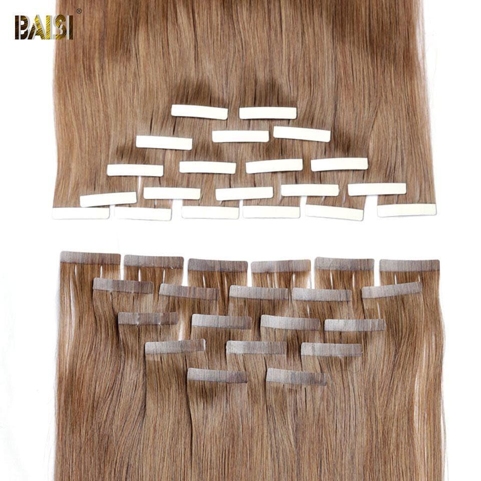 BAISI TAPE HAIR #8 En 100% Cheveux Humains 20 Pièces et 100G Par Lot