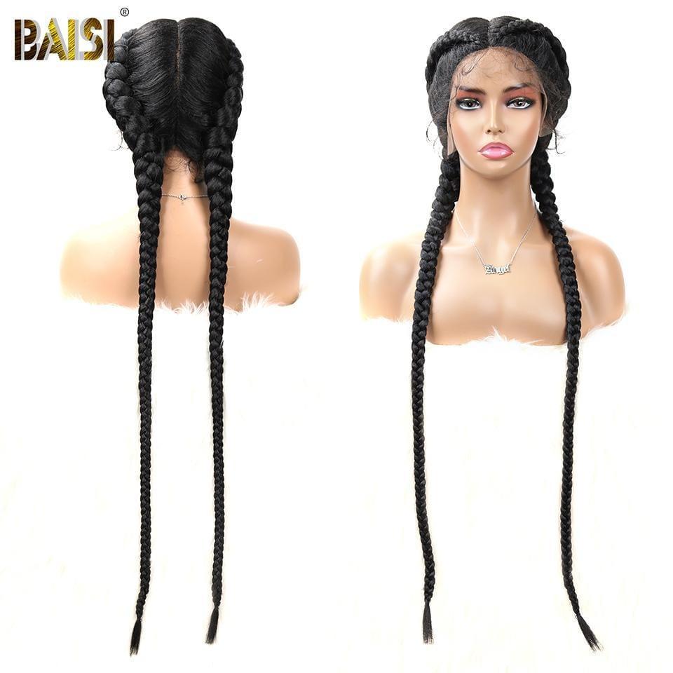BAISI NATTES DE 26 POUCES EN 100% Cheveux synthétiques
