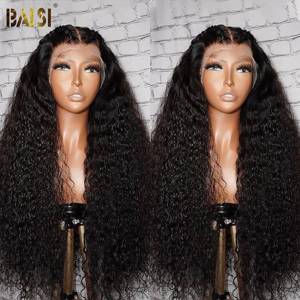 BAISI Compre 2 perucas no mínimo ao preço de fábrica do fornecedor em França, IVA 0€; chegada em 48H, peruca Curly Lace Frontal 13x6 em 100% Raw Hair
