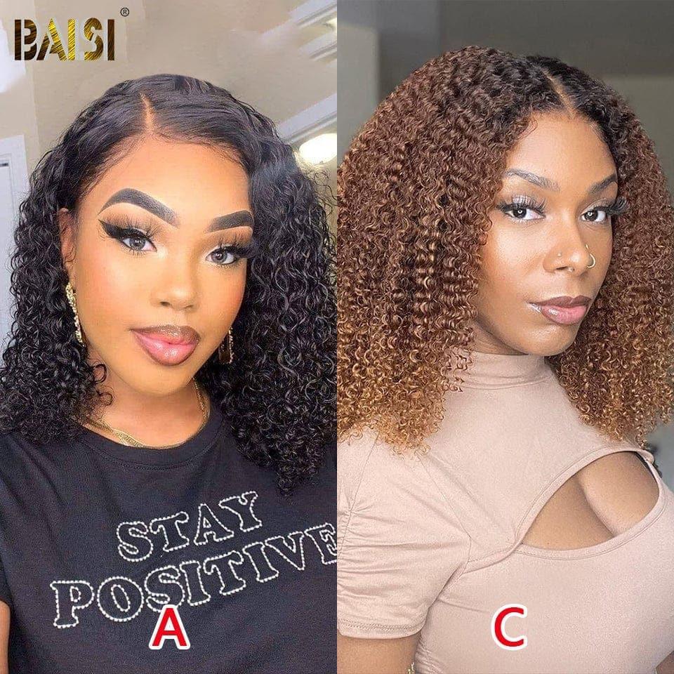 BAISI un lisse 76€ 4x4 lace closure 10 pouces ou Quatre Perruques Conbinée 319€