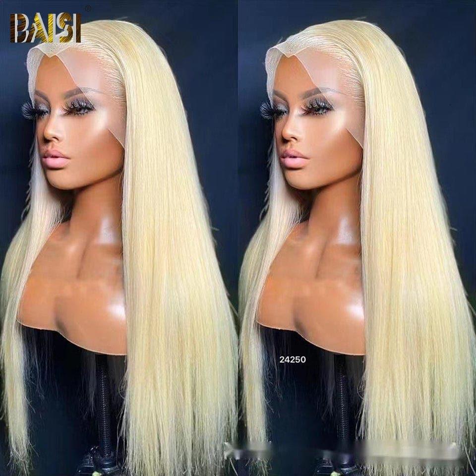 BAISI Acquista almeno 2 parrucche al prezzo di fabbrica fornitore 13X4 Frontal Parrucca Liscia Bionda 613# In 100% Capelli Umani Veri (Nessun Codice Necessario)
