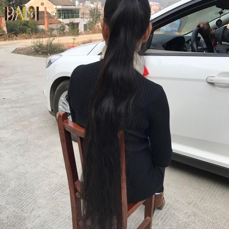 BAISI Sexy Cheveux Longues En 100% Cheveux Humains Natural Wave