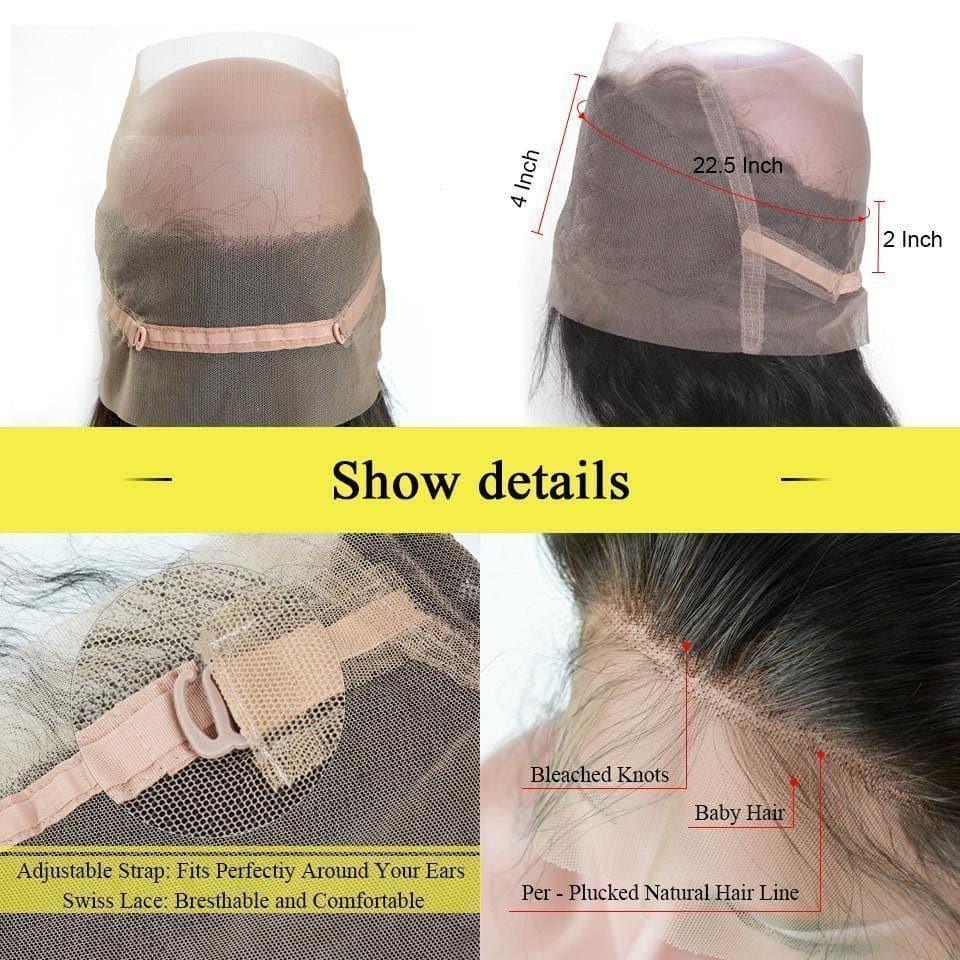 BAISI 8A 100% Virgin Hair 360 Band