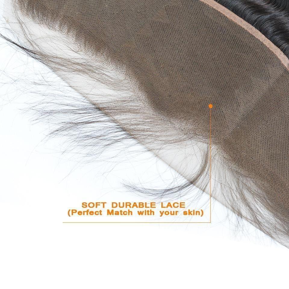 BAISI 8A 100% Virgin Hair Deep Wave Lace Frontal 13x4