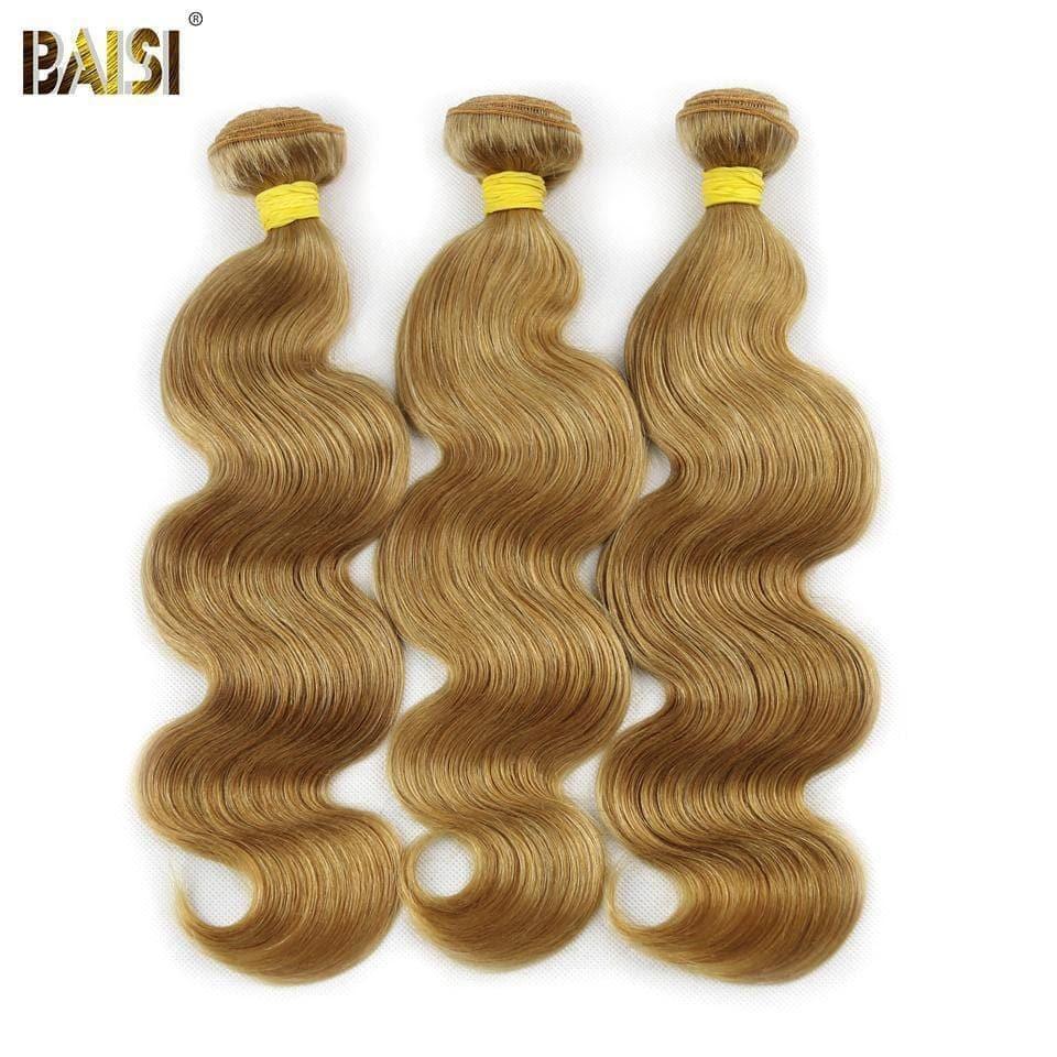 BAISI 12A Trama Mecha 27# em 100% Cabelo Humano Body Wave