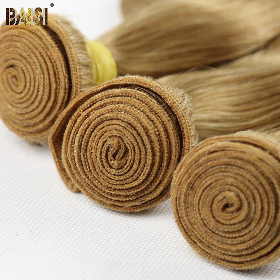 BAISI 12A Trama Mecha 27# em 100% Cabelo Humano Body Wave