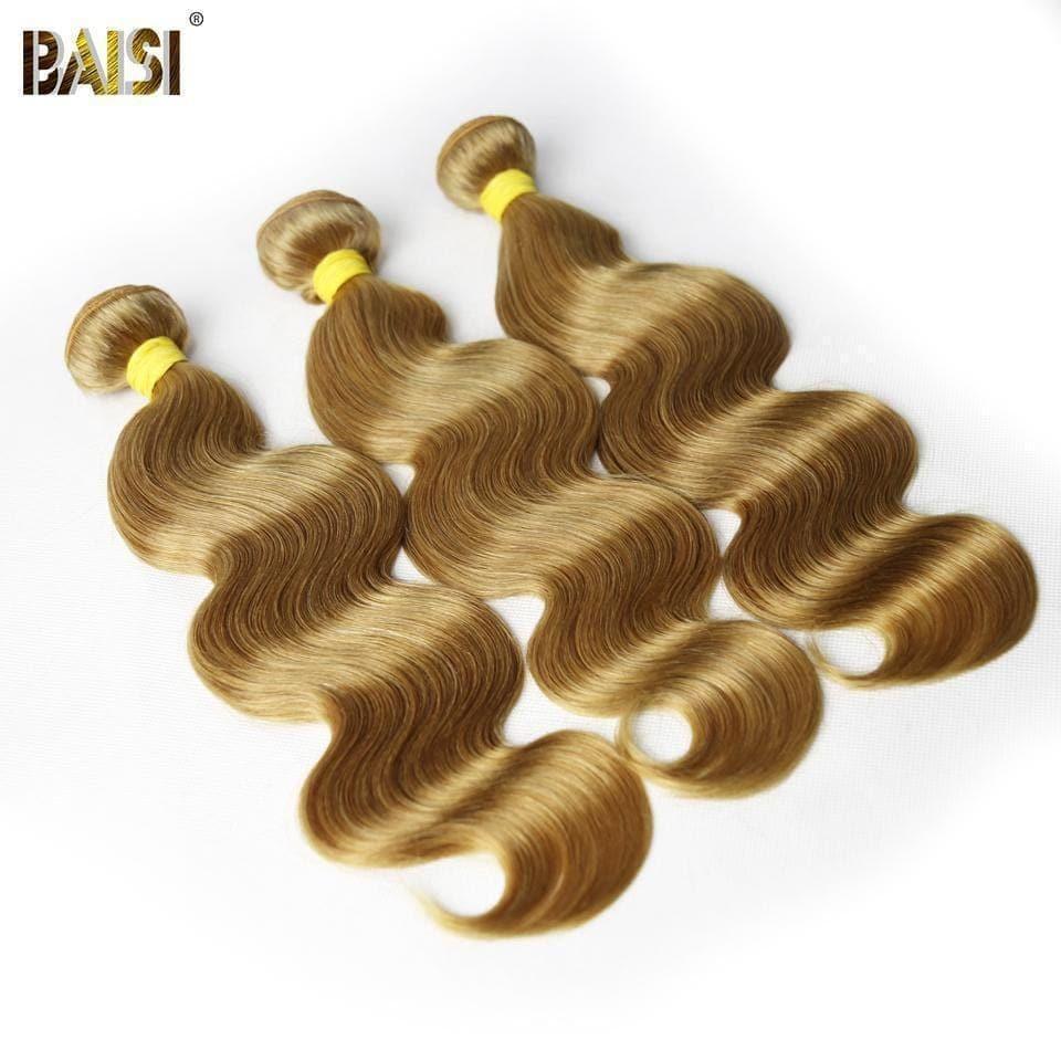 BAISI 12A Trama Mecha 27# em 100% Cabelo Humano Body Wave