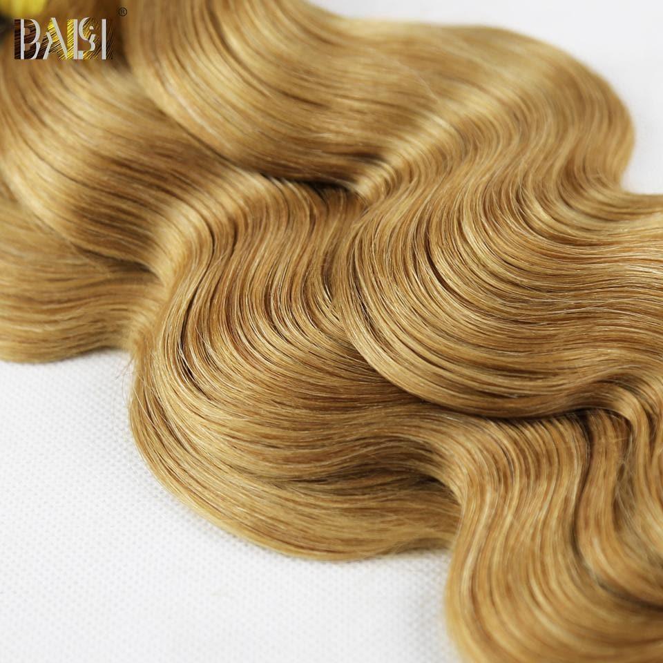 BAISI 12A Trama Mecha 27# em 100% Cabelo Humano Body Wave