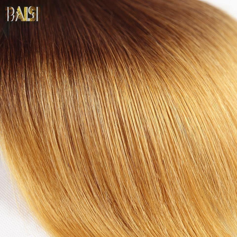 BAISI 12A Tissage de madeixa 1b/4#/27# em 100% cabelo humano