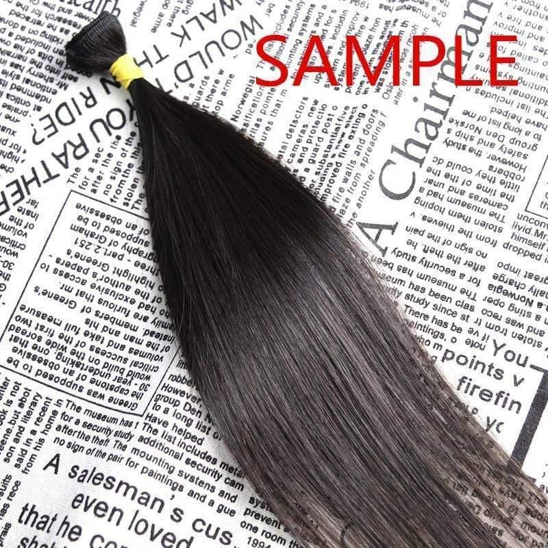 BAISI 1PC Échantillon De Chevelure, 25-30g En 100% Cheveux Humains, Livraison Gratuite