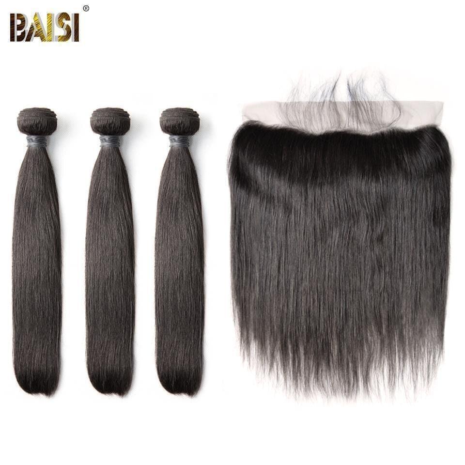 BAISI 10A Tissage Avec Closure/Frontal En Grand Solde Lisse