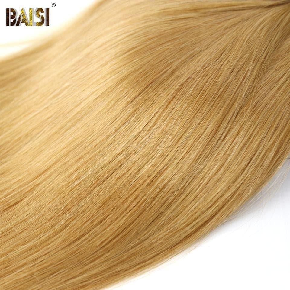 BAISI 12A Tissage Mèche #1B#27 En 100% Cheveux Humains Lisse