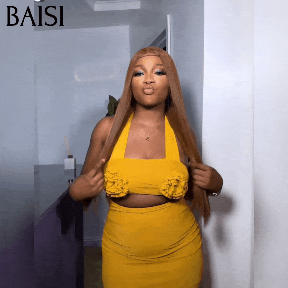 BAISI 100% vietnam Hair 5x5 HD lace ondulé 22 pouce 249€ 300% densité 100% Bonne Qualité ou 2x6 Lace SDD lisse en couleur Marron 20 Pouces  100% Cheveux Humains