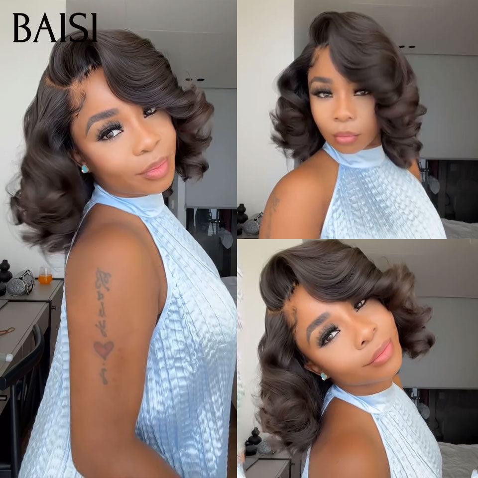 BAISI Offre Flash 70€ Perruque Bouclée Egg Wave NOIR ou  Bouncy curl 86€en 100% Cheveux Humains