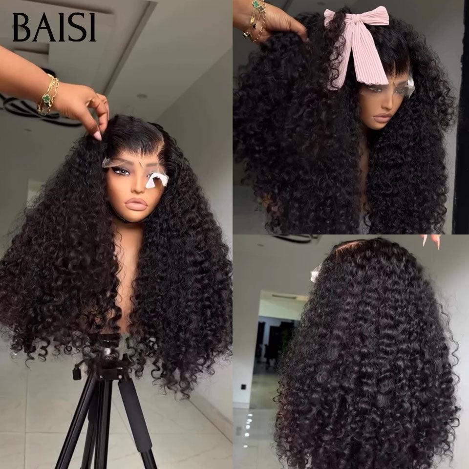 BAISI 13X4 Perruque water Wave NOIR 20 pouces 198€ 300% Densité plus de 20 ans d' utilisations en 100% Cheveux Humains