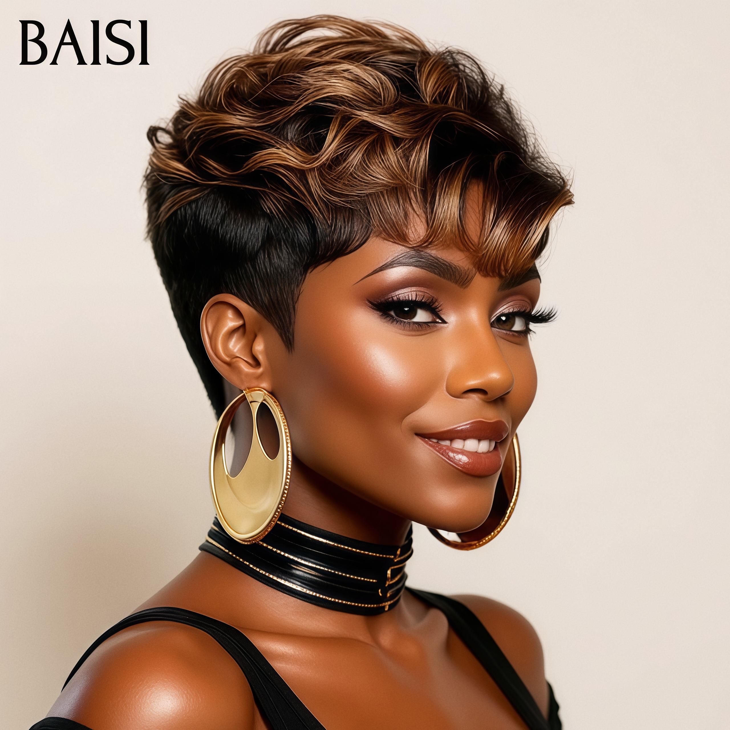 BAISI Acquista minimo 2 parrucche al prezzo di fabbrica fornitore 13x4 Frontal Parrucca Riccia personalizzata In 100% Capelli Umani (Non Serve Codice)