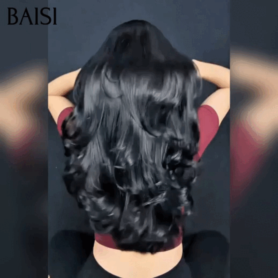 BAISI Perruque 59€ Moitié Prix body wave en Blended human hair ou 13x4 lace frontal body wave 20 Pouces raw hair 120€
