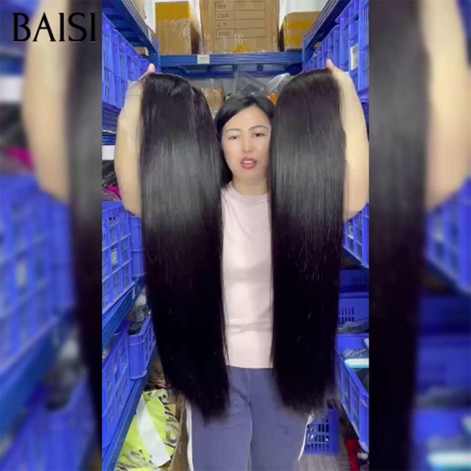 BAISI peruca Bob Egg Wave com Franja Preto 75€ ou liso 13X4 de luxo 32 polegadas 320€ ou EGG WAVE com franja 99J# 12 polegadas ou Bob Liso com Franja na cor #1B/30 madeixas em 100% cabelo humano