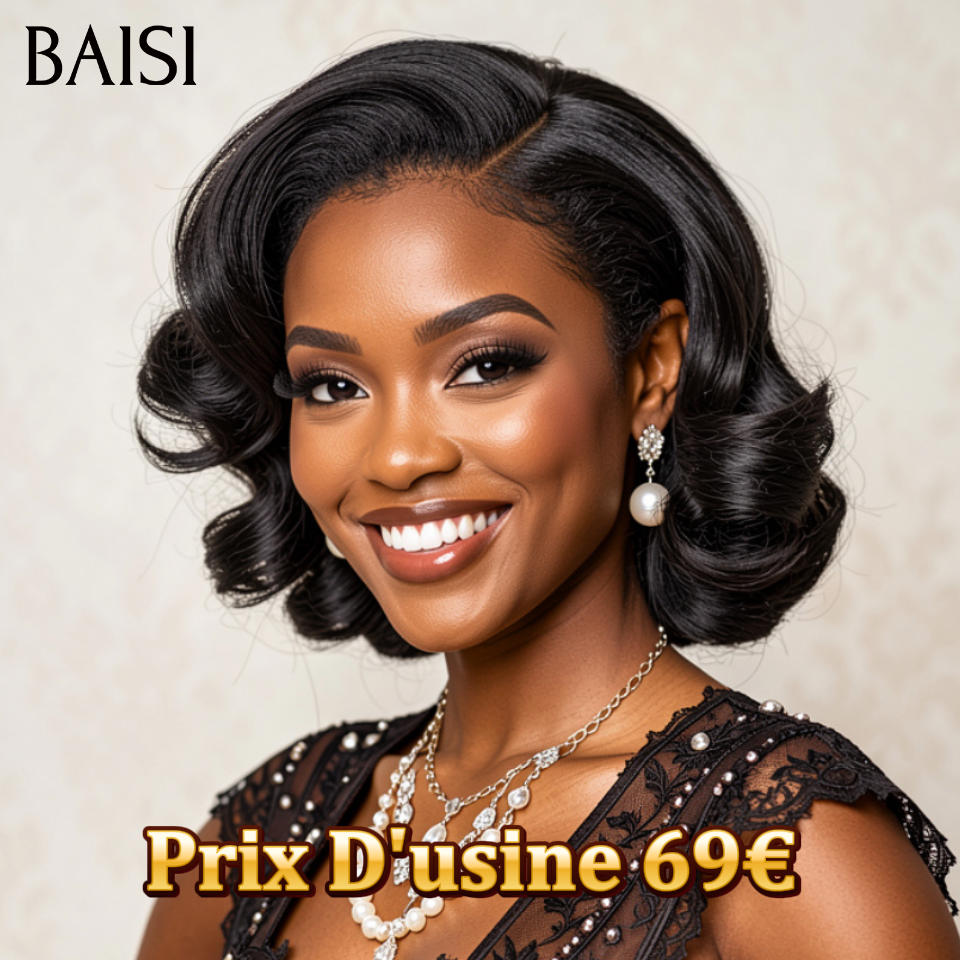 BAISI Achetez 2 perruques minimum au prix d'usine fournisseur 13x4 Frontal Perruque Bob Body Wave En NOIR ou Rouge 1b mixte boucle Coupe Carrée En 100% Vrais Cheveux Humains (Pas Besoin De Code)