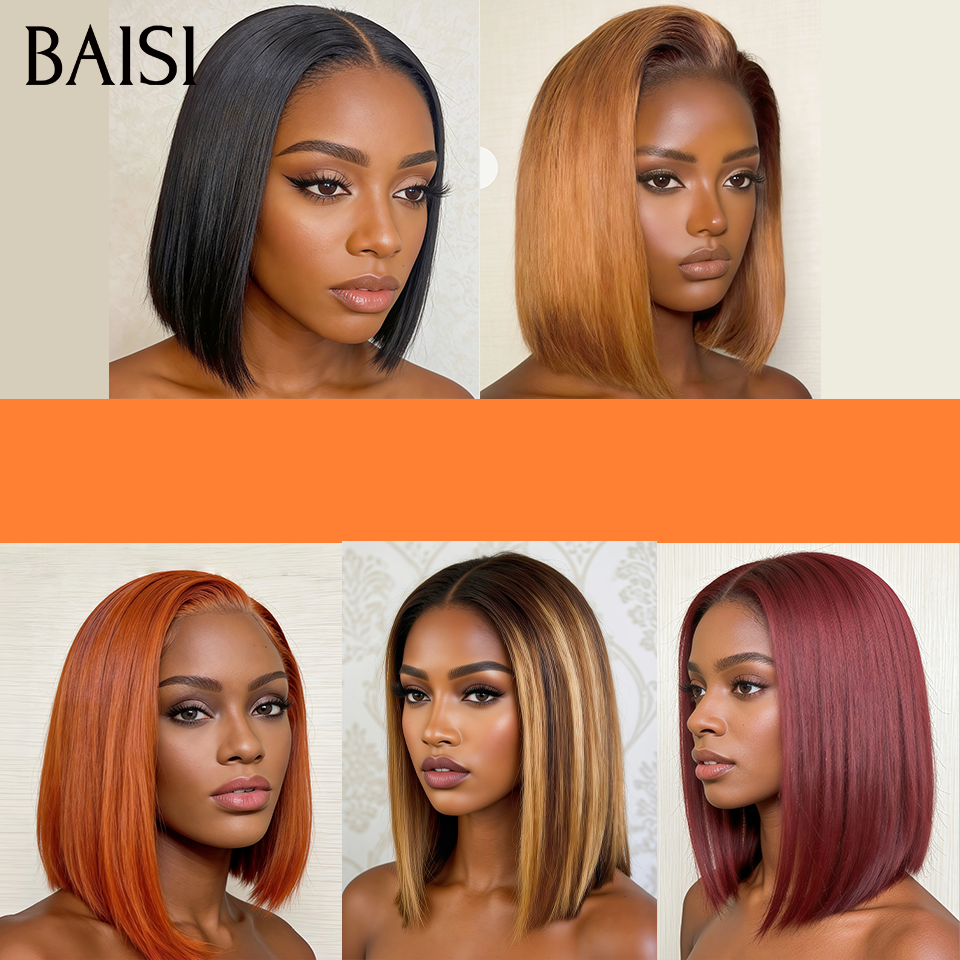 Prix en promotion 1 Perruque vrais cheveux avec coiffure gratuite 189€ ou  5 Perruques BOB 150€ en 5 couleurs 100% Bonne Qualité en blended humain hair