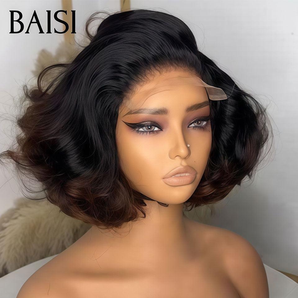 BAISI HAIR FR 13x6 Lace Frontal Natural wave wig in 100% Raw Hair Buy 2 pcs, get low price (no code needed)
