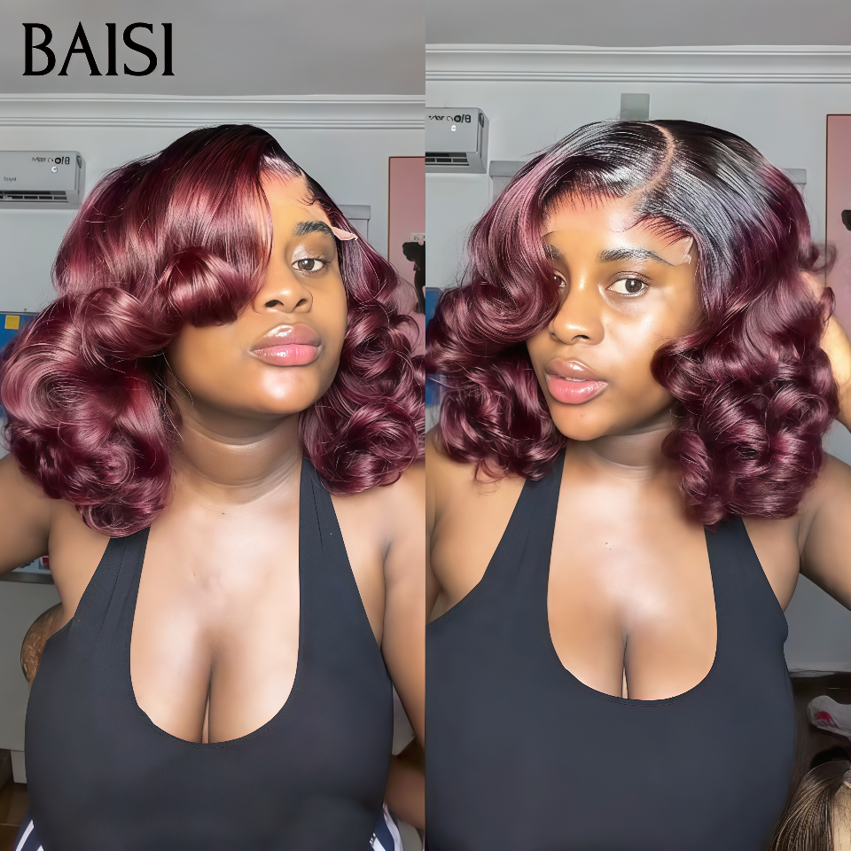 BAISI 10P Achetez 1 + 1 Gratuite 32P = 89€ Egg wave 100% Humain et Lisse blended hair sans retour