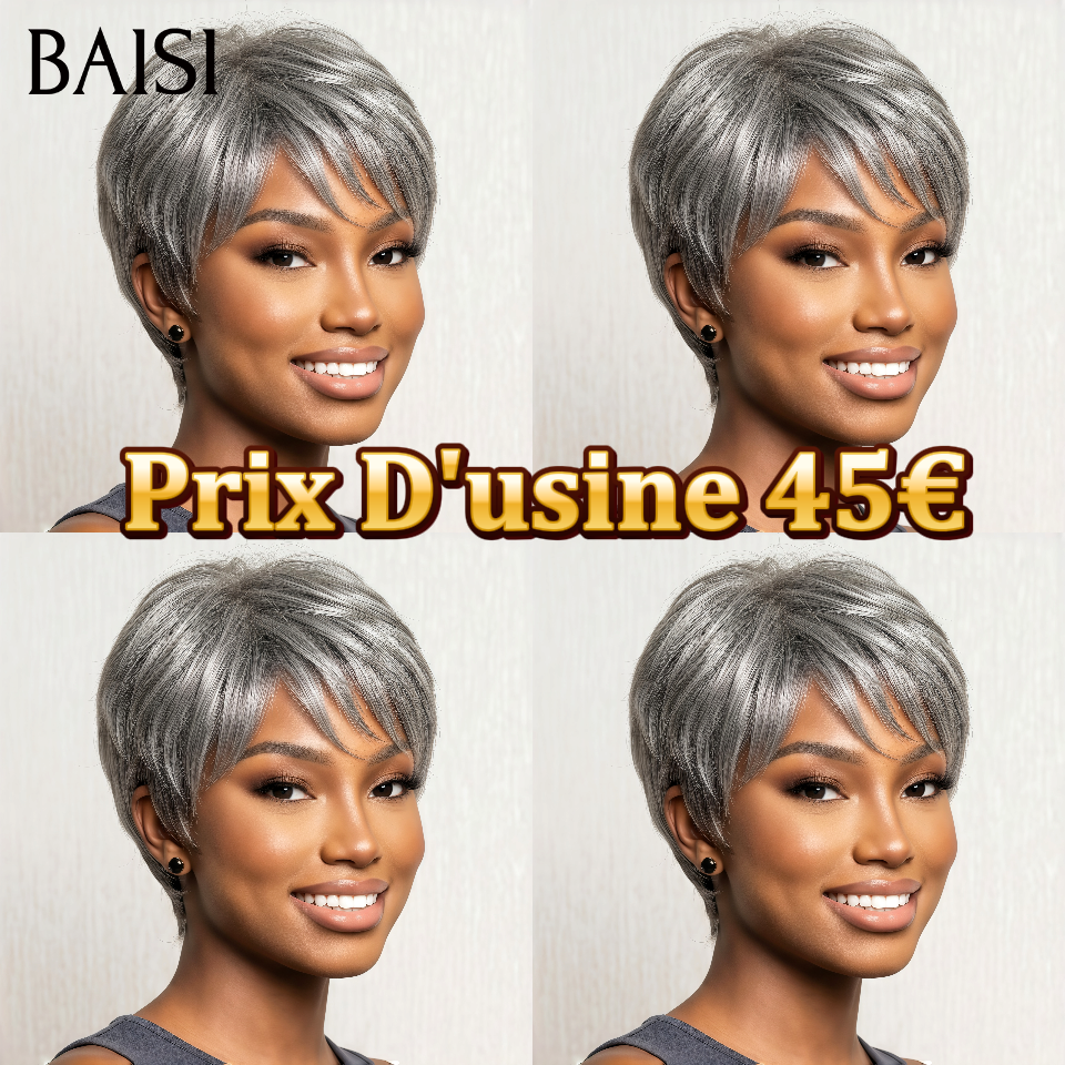 BAISI Acquista minimo 2 parrucche al prezzo di fabbrica fornitore 13x4 Lace Frontal Parrucca Ricci a uovo In 100% Capelli Umani (Non Serve Codice)