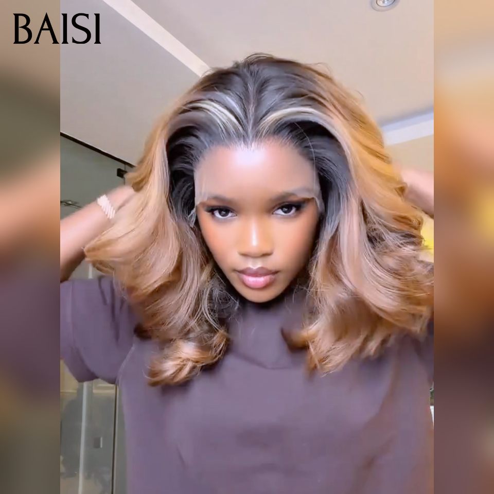 BAISI  13*4 lace frontal Perruque egg wave noir 100€ ou 4/30# 89€ ou Chioma pixie sans lace 39€ finger wave NOIR Moitié Prix Livraison Express 48H en 100% cheveux humains
