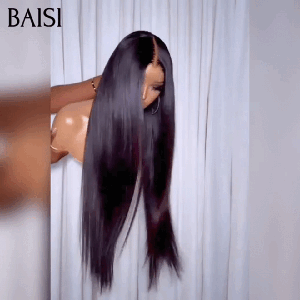 BAISI Perruques de Luxe 2x6 Lace SDD Bone straight Perruque Lisse En 100% Cheveux Humains Vietnam Hair 300% densité plus de 20 ans d' utilisations