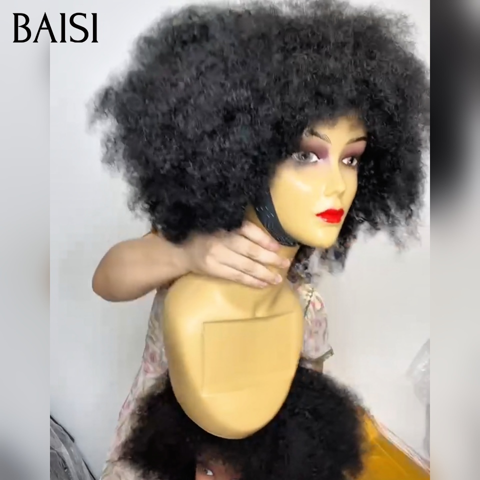 Perruque recommandée par la cliente sa coiffure est très belle bob afro curly 119€ sans colle sans lace 100% Cheveux Humains fabriqué à la machine