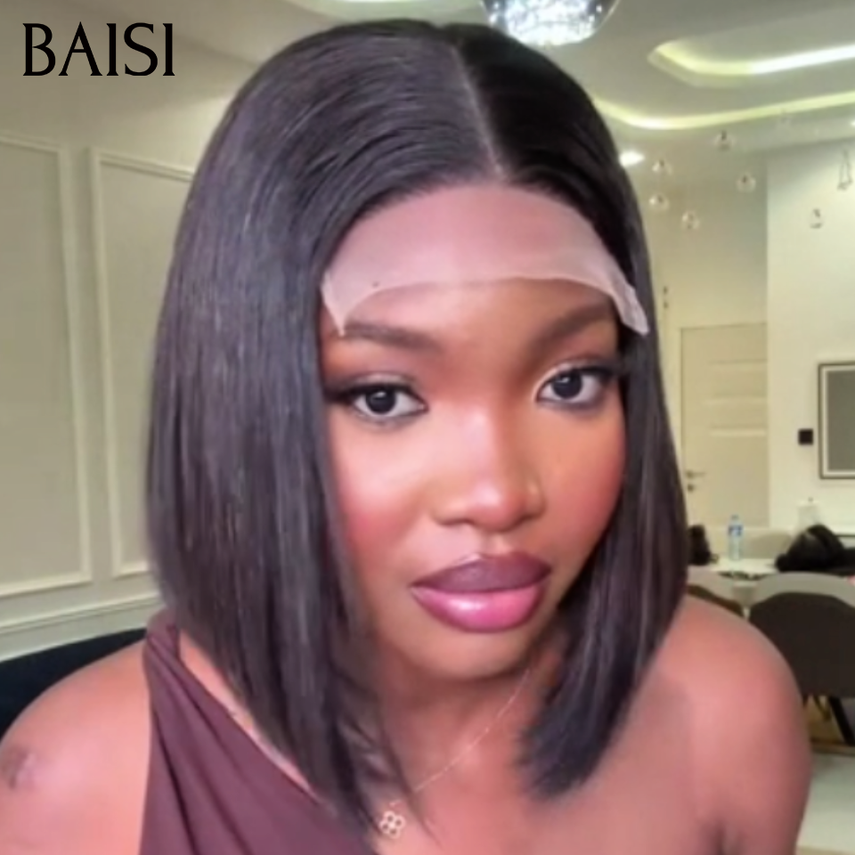 BAISI Conjunto de 2 perucas PROMOÇÃO em 100% cabelo humano verdadeiro 164€ E 120€ (não precisa de código)