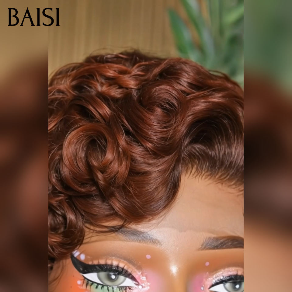 BAISI Promotion 2 Coupes noir et marron 75€ ou 2 Perruques bob Prix en gros 174€  100% vrais cheveux humains