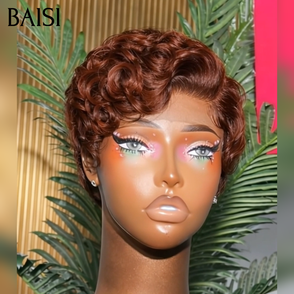 BAISI Promotion 2 Coupes noir et marron 75€ ou 2 Perruques bob Prix en gros 174€  100% vrais cheveux humains