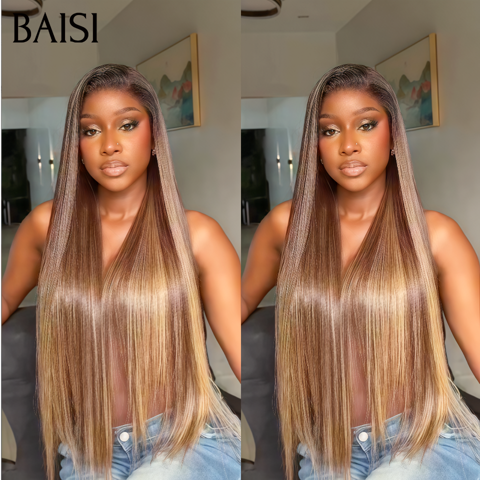 BAISI 10P Achetez 1 + 1 Gratuite  = 89€ Egg wave ou Lisse noir ou lisse mixte 100% vrais cheveux Humains