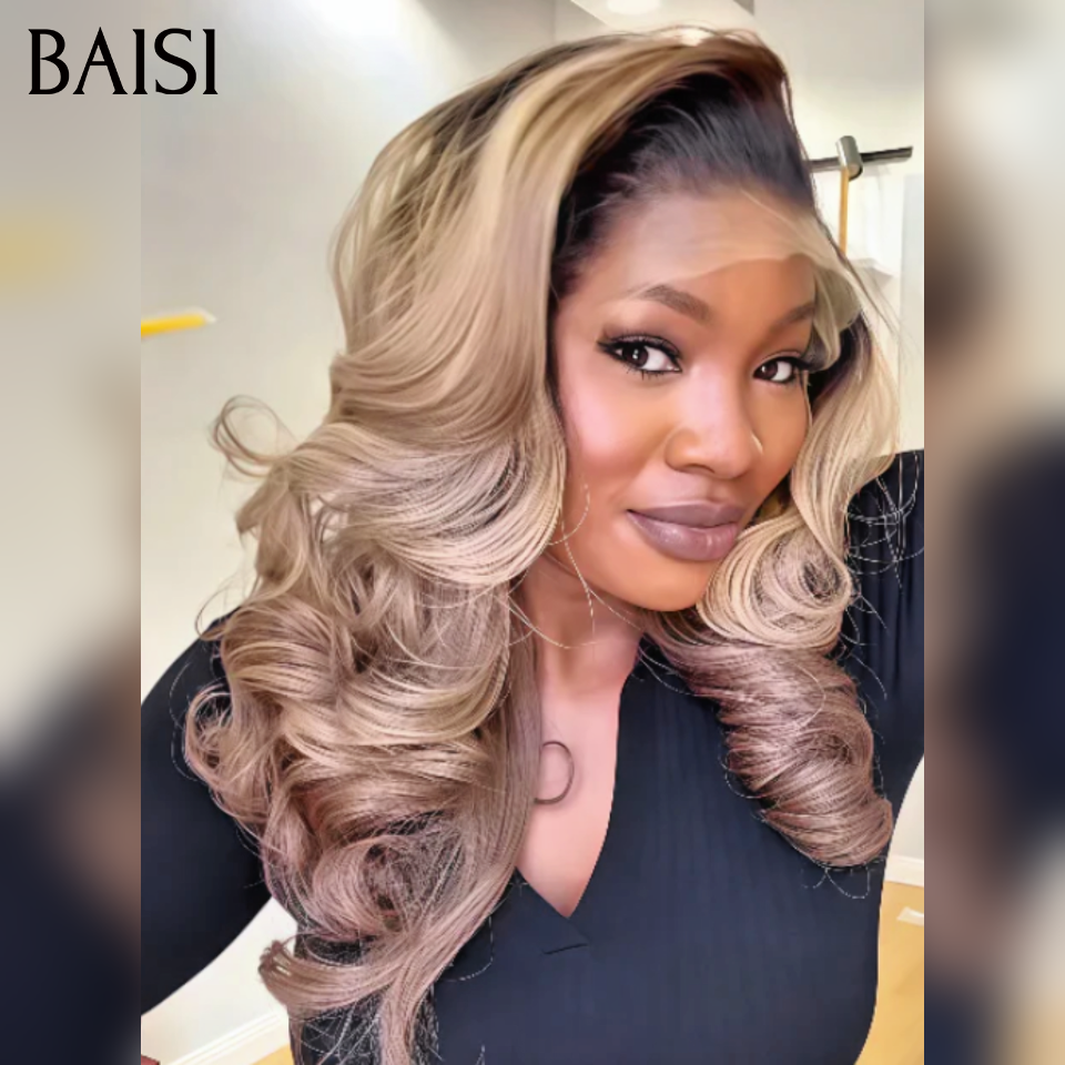 BAISI Gagnez 2 au Prix de 1 promotion Moitié prix 13x4 lace frontal bouclé gris ou curly wave ou egg wave  100% Cheveux Humains